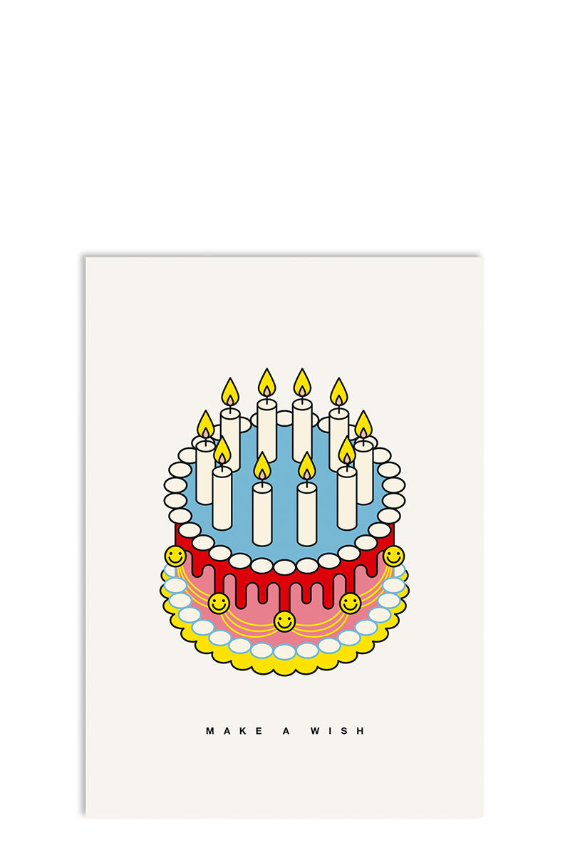 BIRTHDAY CAKE – POSTKARTE