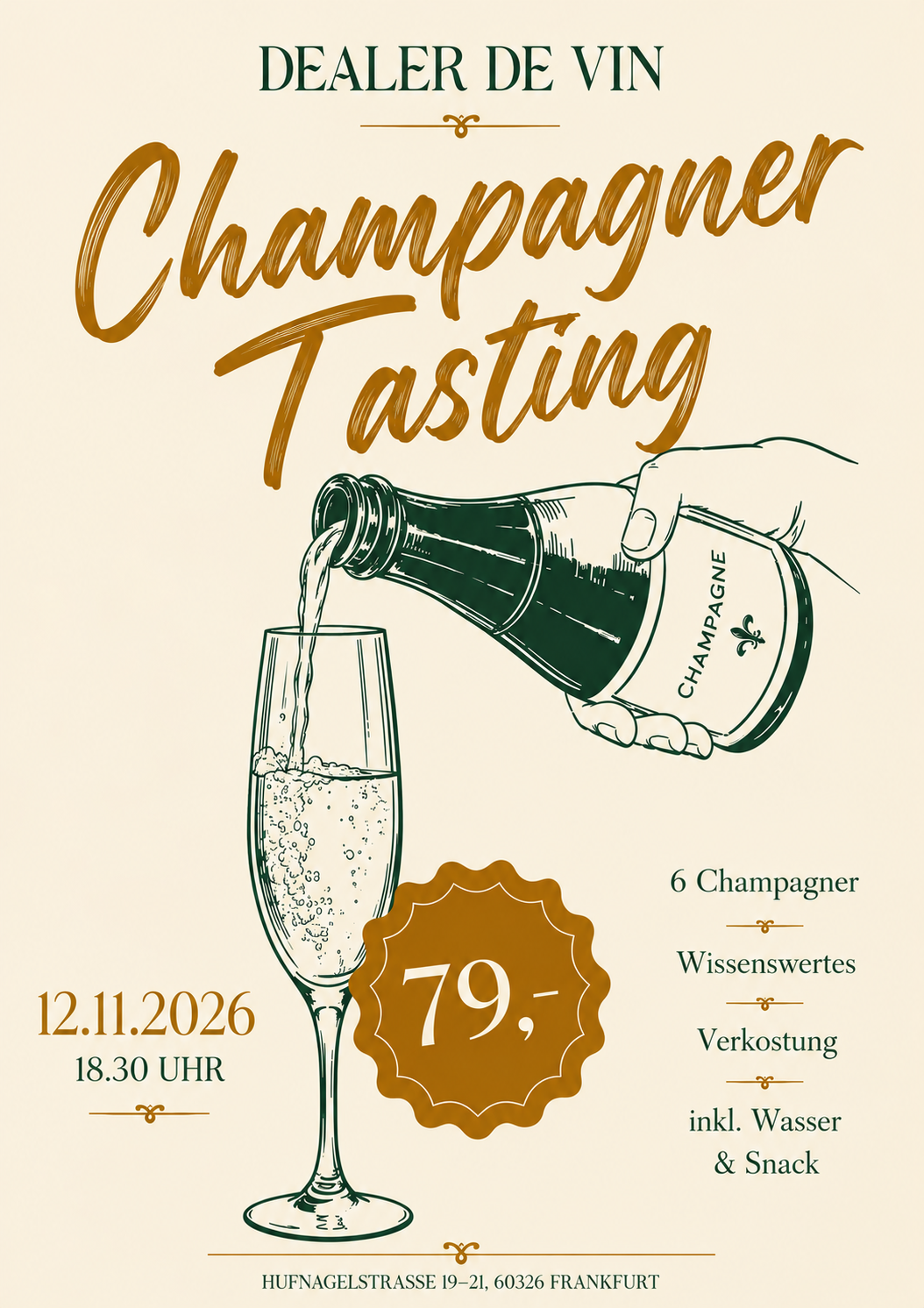 Champagner Tasting 12.November.2026