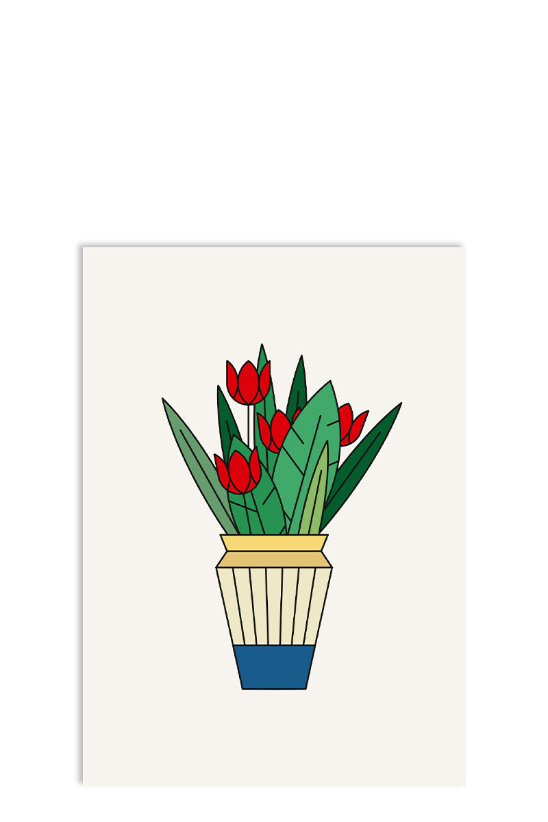 TULIPS – POSTKARTE